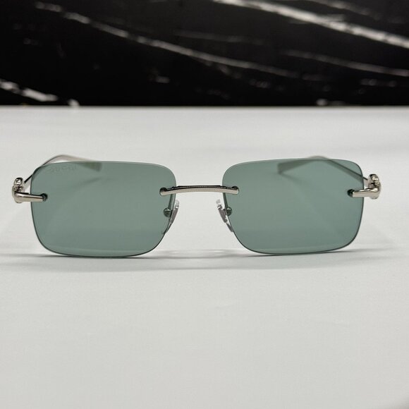 NEW GUCCI SILVER UNISEX SUNGLASSES GUCCI GG1703S 002 main image 11